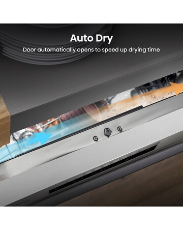 Hisense HS693C60XADUK 16 Place Dishwasher - Silver