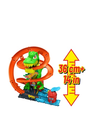 Hot Wheels City T-Rex Blaze Battle Playset