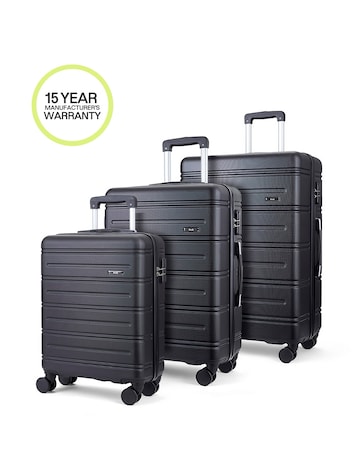 Rock Lisbon 3pc Suitcase Set