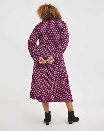 Joe Browns Gorgeous Geo Retro Jersey Midi Dress