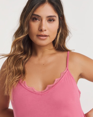 Pretty Secrets Cool Stretch Lace Midi Sleeveless Nightie