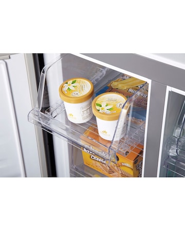 Fridgemaster MQ79394ES American Fridge Freezer E Rated 182 CM