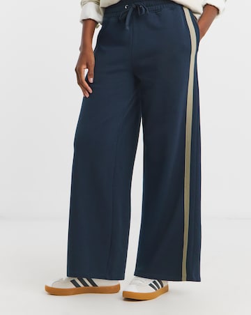 Side Stripe Wide Leg Jogger