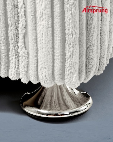 Airsprung Jumbo Cord 2 Drawer Divan Set with Mattress and Headboard