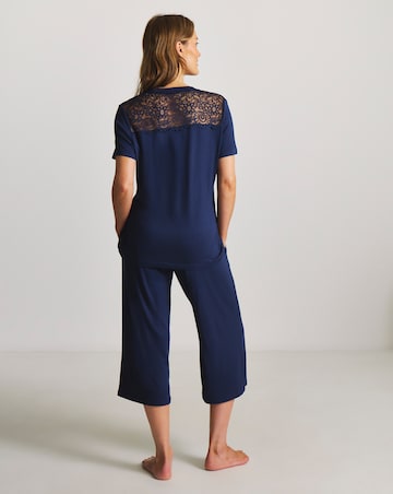 JD Williams Cool Stretch Lace Culotte Pyjama Set