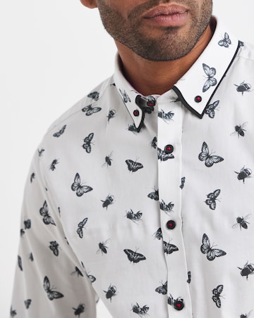 Joe Browns Butterfly Print Shirt Long