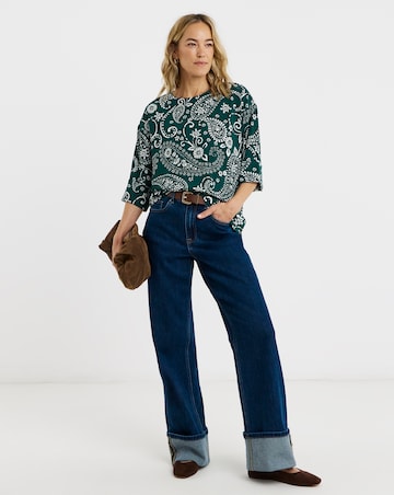 Half Sleeve Boxy Top