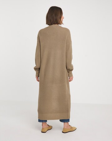 Chunky Knit Edge to Edge Cardigan