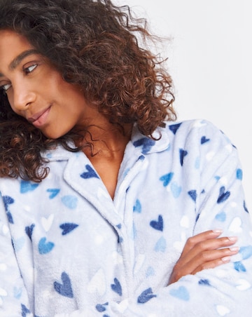Pretty Secrets Fleece Button Up Nightshirt