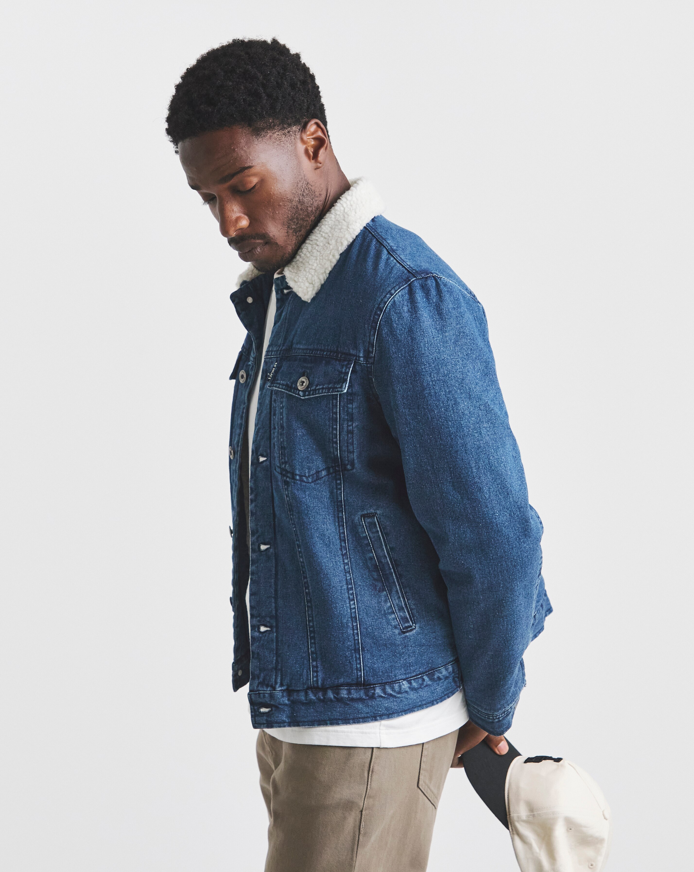 Union Borg Lined Denim Jacket | JD Williams