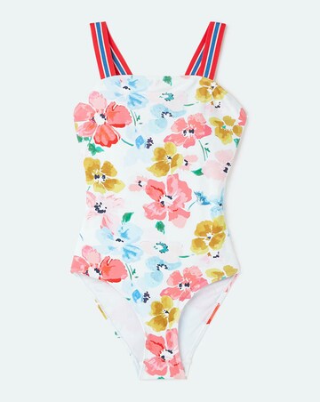 Joules Ariel Contrast Elastic Swimsuit