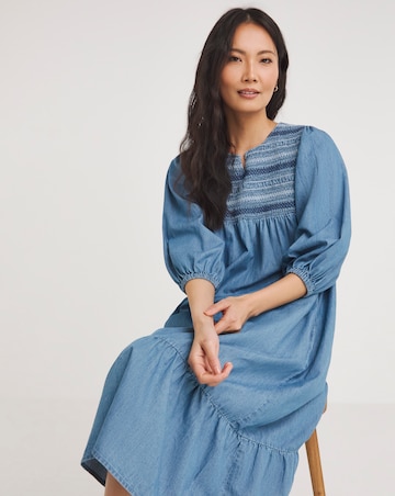 Julipa Pure Cotton Chambray Dress