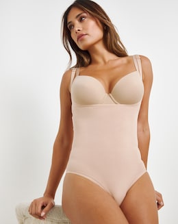 MAGISCULPT Medium Control Smoothing Wear Your Own Bra Seamfree Body Almond