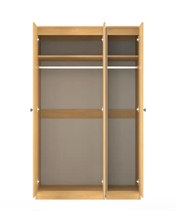 Richmond Ready Assembled 3 Door Mirrored Wardrobe