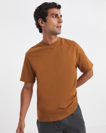 Crew Neck T-Shirt Long - Rust