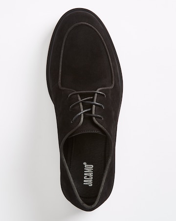 Black Casual Faux Suede Shoe Wide