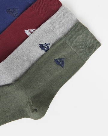 5 Pack Embroidered Socks