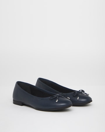 Pine Classic Leather Ballerinas - Wide Fit (E)