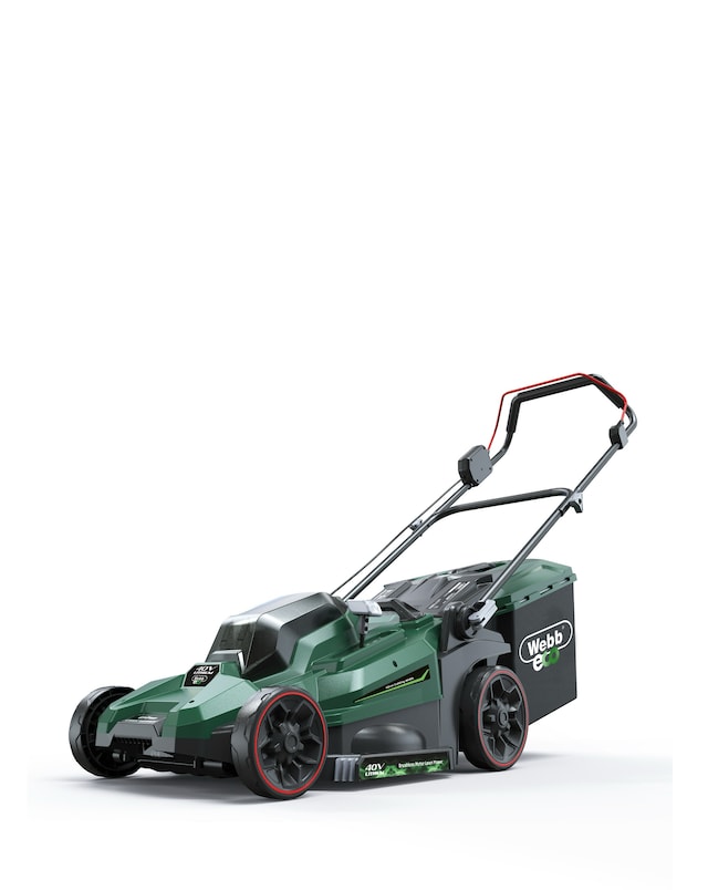 Webb 40V (2 x 20V) 43cm Cordless Rotary Lawnmower (2 x 4AH Battery & Charger)