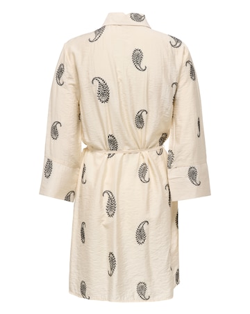 JdY Thea 7/8 Sleeve Embroidery Shirt Dress