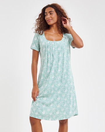 Value Short Sleeve Nightie Floral Print