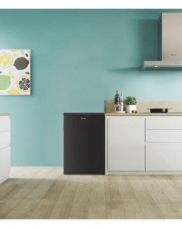 CANDY CUQS 58EBK Under Counter Freezer, 92L, Black, 55cm