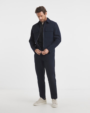 Tailored Zip Through Harrington Jacket