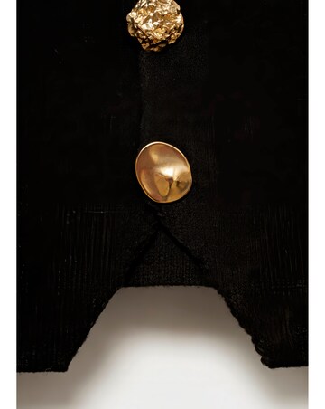 Mango Knitted Jacket with Jewel Buttons