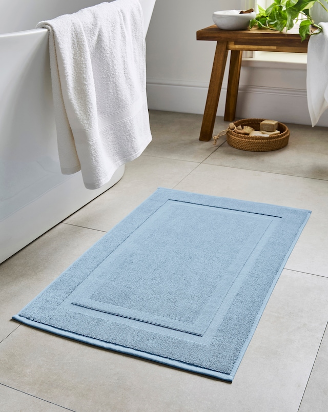 Egyptian Cotton Bath Mat - Chambray