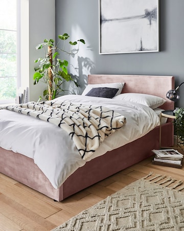 Hayden Velvet Ottoman Bed Frame