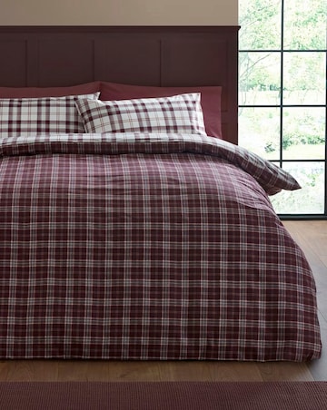 Catherine Lansfield Kelso Check Duvet Cover Set