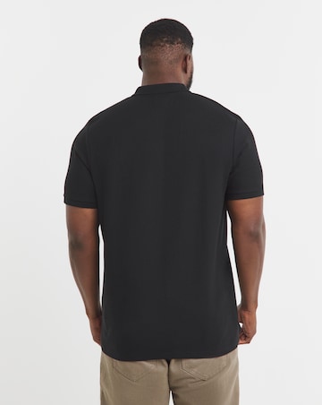 Jack & Jones Austin Waffle Polo - Black