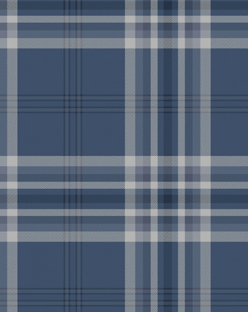 Catherine Lansfield Navy Kelso Check Wallpaper