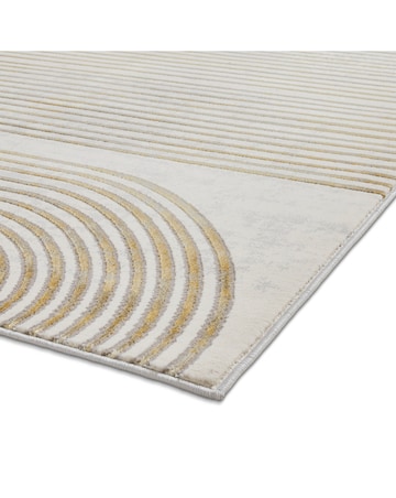 Think Rugs Apollo Modern Linear Rug - Swirl