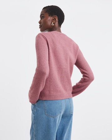 Rose Crew Neck Cardigan