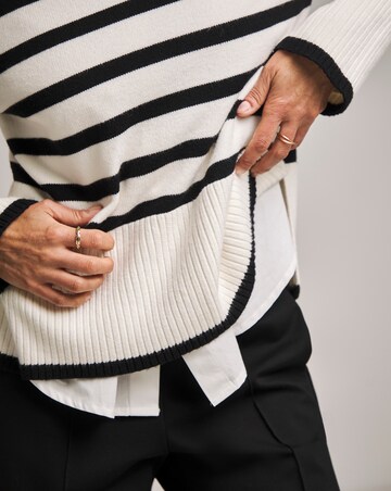 Anthology Stripe Crew Neck Jumper