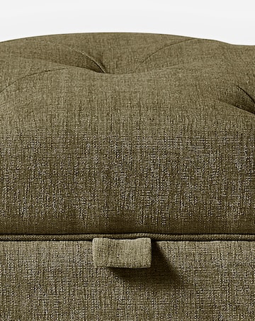 Julipa Colston Chenille Buttoned Storage Footstool