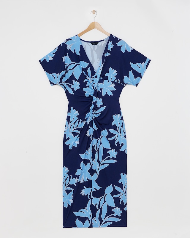 Joanna Hope Twist Front Jersey Dress