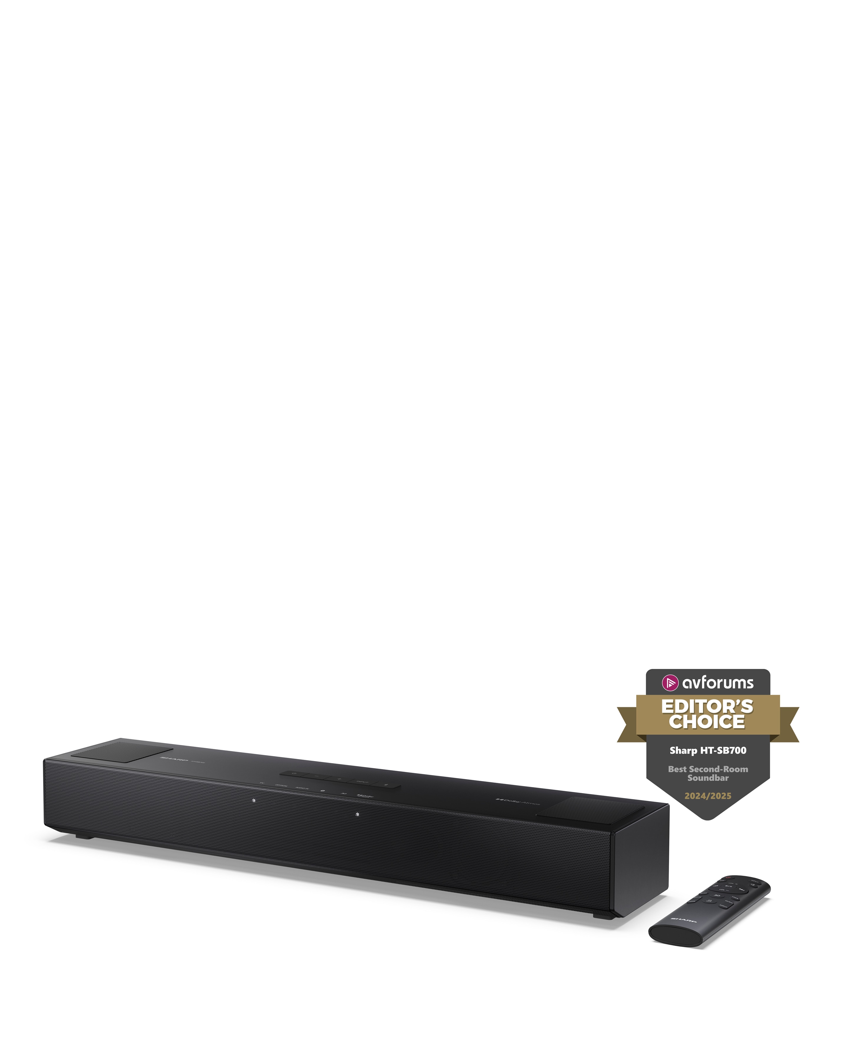 Sharp HT-SB700 2.0.2 140W Compact Dolby Atmos Soundbar System | JD