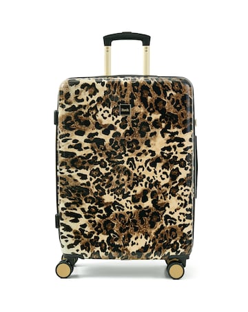 Rock Savannah Leopard Medium Suitcase