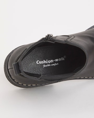 Cushion Walk Chelsea Boot Crepe Sole Wide E Fit