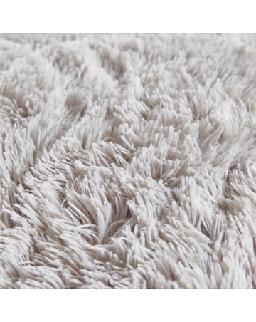 Catherine Lansfield Cuddly Duvet Set Silver