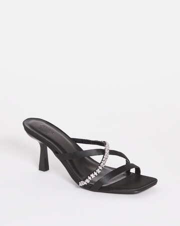 Joanna Hope Diamante Crossover Heel - Wide Fit (E)