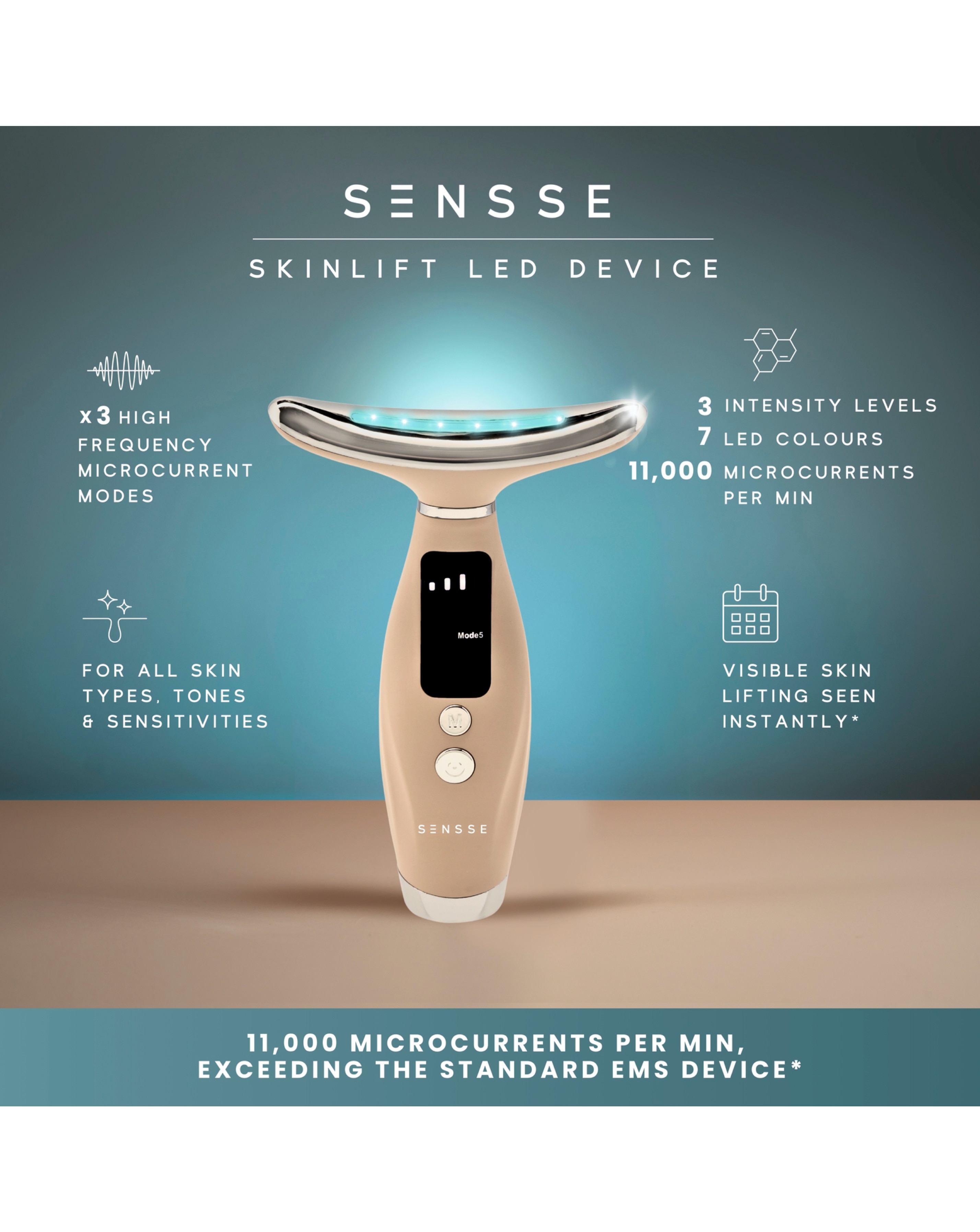 Sensse SkinLift Face & Neck Toner | JD Williams