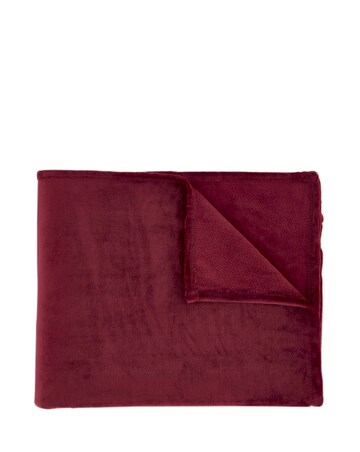 Catherine Lansfield Raschel Velvet Throw