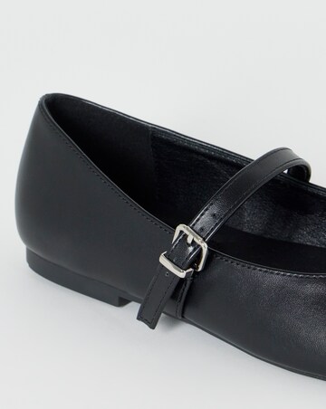 Calla Classic Mary Jane Ballerina Shoes - Wide Fit (E)