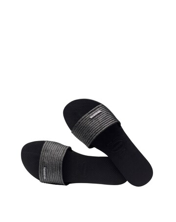 Havaianas Malta Metallic Slider Sandals