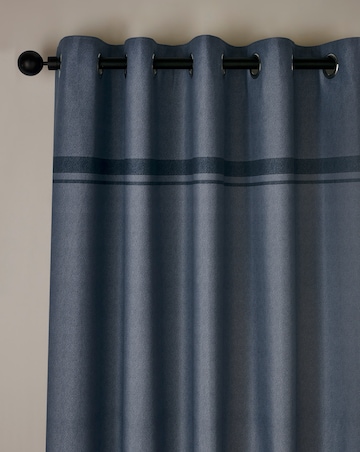 Catherine Lansfield Melville Eyelet Lined Curtains