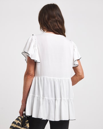 Joe Browns Lara Embroidered Boho Top