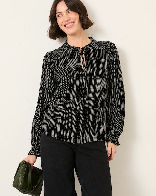 FatFace Lucy Spot Blouse
